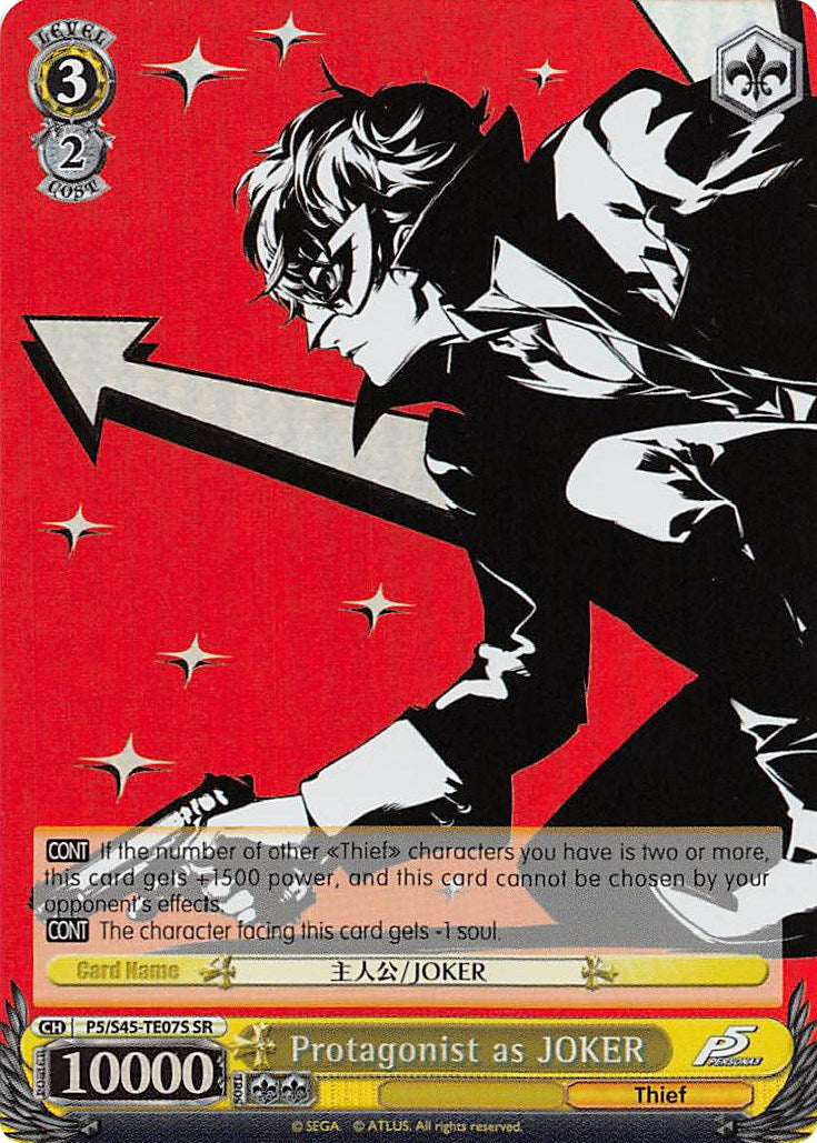 Image of Protagonist as JOKER (P5/S45-TE07S SR) [Persona 5]