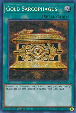 Image of Gold Sarcophagus [MAMA-EN110] Secret Pharaoh's Rare