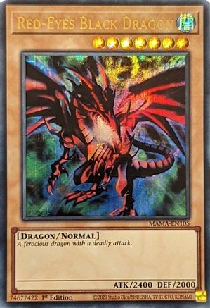 Image of Red-Eyes Black Dragon [MAMA-EN105] Ultra Pharaoh's Rare