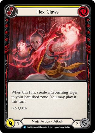 Image of Flex Claws (Yellow) [DYN051] (Dynasty)