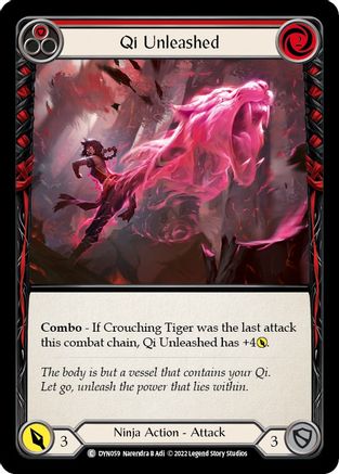 Image of Qi Unleashed (Red) [DYN059] (Dynasty)