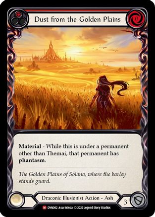 Image of Dust from the Golden Plains [DYN002] (Dynasty)  Rainbow Foil