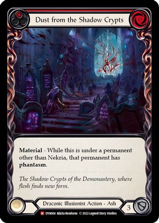 Image of Dust from the Shadow Crypts [DYN004] (Dynasty)  Rainbow Foil