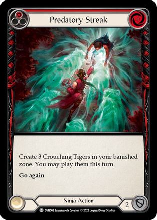 Image of Predatory Streak (Red) [DYN062] (Dynasty)