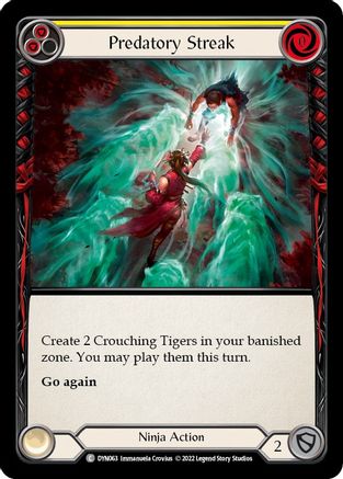 Image of Predatory Streak (Yellow) [DYN063] (Dynasty)