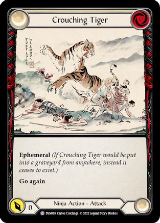 Image of Crouching Tiger [DYN065] (Dynasty)  Rainbow Foil