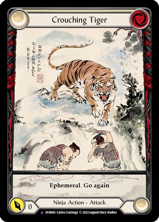 Image of Crouching Tiger (Marvel) [DYN065] (Dynasty)  Cold Foil