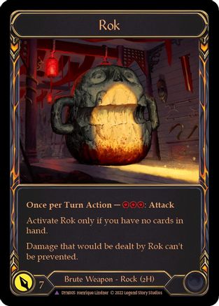 Image of Rok (Marvel) [DYN005] (Dynasty)  Cold Foil