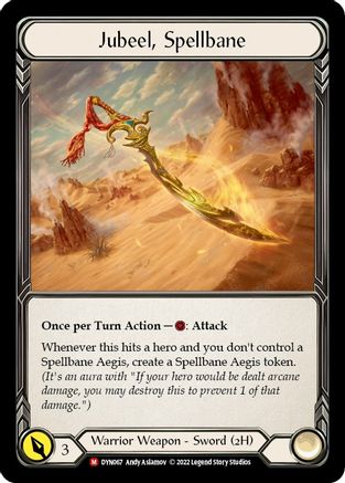 Image of Jubeel, Spellbane [DYN067] (Dynasty)  Rainbow Foil