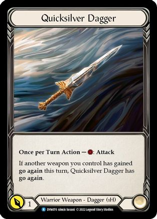 Image of Quicksilver Dagger [DYN070] (Dynasty)  Rainbow Foil