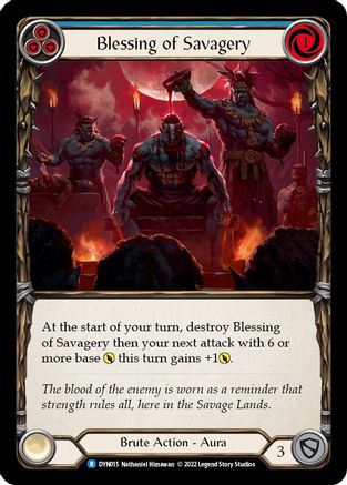Image of Blessing of Savagery (Blue) [DYN015] (Dynasty)