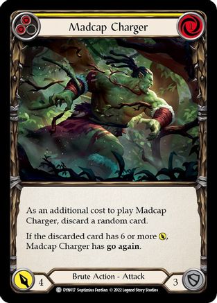 Image of Madcap Charger (Yellow) [DYN017] (Dynasty)