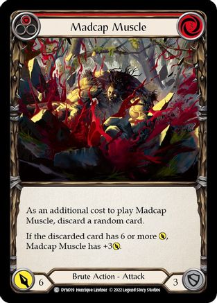 Image of Madcap Muscle (Red) [DYN019] (Dynasty)  Rainbow Foil