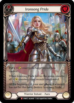 Image of Ironsong Pride (Extended Art) [DYN072] (Dynasty)  Rainbow Foil
