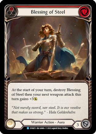 Image of Blessing of Steel (Red) [DYN073] (Dynasty)