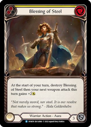 Image of Blessing of Steel (Yellow) [DYN074] (Dynasty)