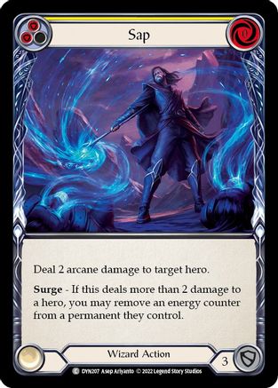 Image of Sap (Yellow) [DYN207] (Dynasty)  Rainbow Foil