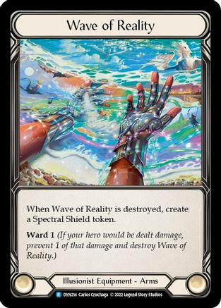 Image of Wave of Reality [DYN214] (Dynasty)  Rainbow Foil