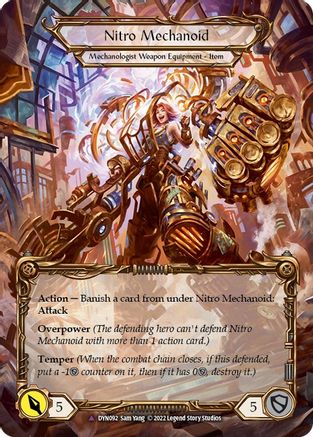 Image of Construct Nitro Mechanoid // Nitro Mechanoid (Marvel) [DYN092] (Dynasty)  Cold Foil
