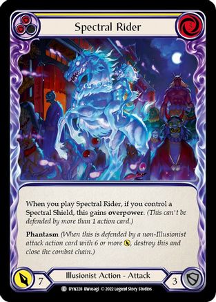 Image of Spectral Rider (Yellow) [DYN228] (Dynasty)