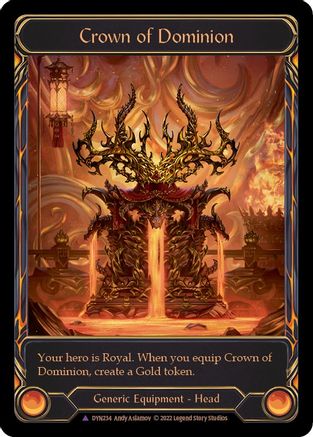 Image of Crown of Dominion (Marvel) [DYN234] (Dynasty)  Cold Foil