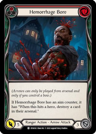 Image of Hemorrhage Bore (Red) [DYN162] (Dynasty)  Rainbow Foil