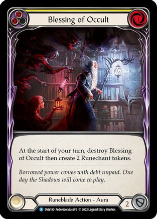 Image of Blessing of Occult (Yellow) [DYN180] (Dynasty)
