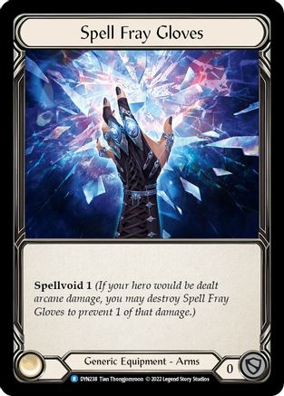 Image of Spell Fray Gloves [DYN238] (Dynasty)  Rainbow Foil