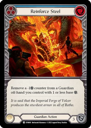 Image of Reinforce Steel (Blue) [DYN041] (Dynasty)  Rainbow Foil