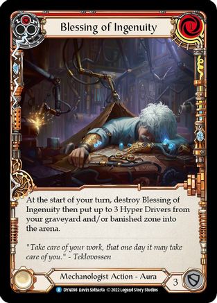 Image of Blessing of Ingenuity (Red) [DYN098] (Dynasty)  Rainbow Foil