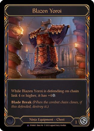 Image of Blazen Yoroi (Marvel) [DYN045] (Dynasty)  Cold Foil