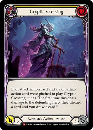 Image of Cryptic Crossing [DYN173] (Dynasty)  Rainbow Foil