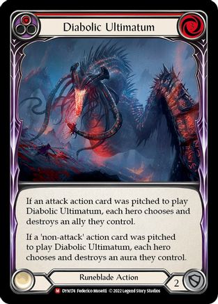 Image of Diabolic Ultimatum [DYN174] (Dynasty)  Rainbow Foil
