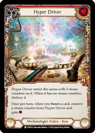 Image of Hyper Driver (Red) [DYN110] (Dynasty)  Cold Foil