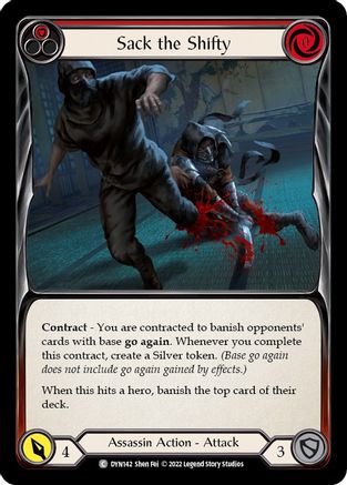 Image of Sack the Shifty (Red) [DYN142] (Dynasty)