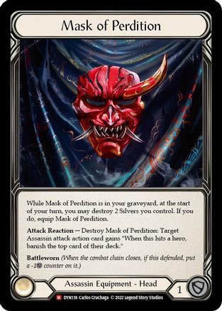Image of Mask of Perdition [DYN118] (Dynasty)