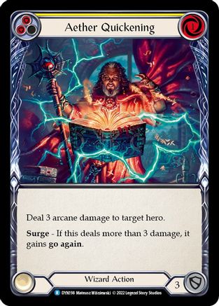 Image of Aether Quickening (Yellow) [DYN198] (Dynasty)