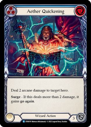 Image of Aether Quickening (Blue) [DYN199] (Dynasty)