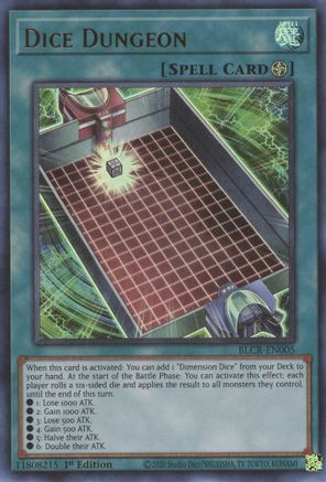Image of Dice Dungeon [BLCR-EN005] Ultra Rare