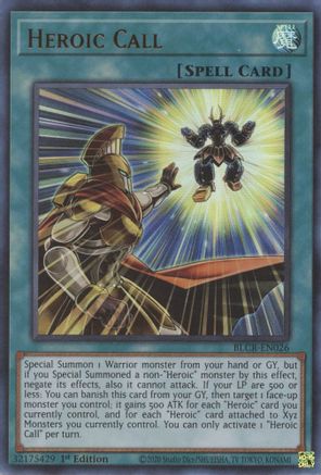 Image of Heroic Call [BLCR-EN026] Ultra Rare