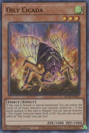 Image of Oily Cicada [BLCR-EN027] Ultra Rare