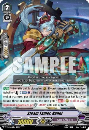 Image of Steam Tamer, Nanni (V-PR/0248EN) [V Promo Cards]