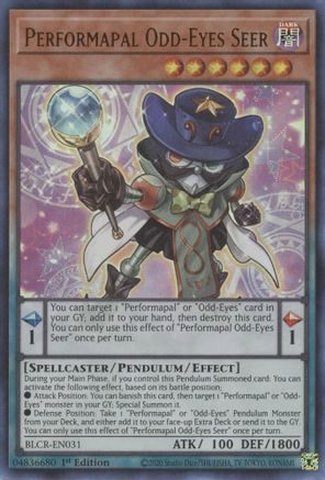 Image of Performapal Odd-Eyes Seer [BLCR-EN031] Ultra Rare