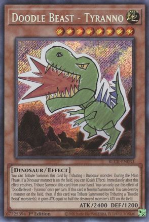 Image of Doodle Beast - Tyranno [BLCR-EN033] Secret Rare