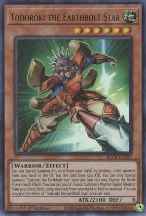 Image of Todoroki the Earthbolt Star [BLCR-EN035] Ultra Rare