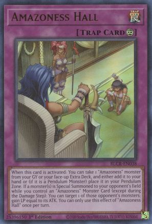 Image of Amazoness Hall [BLCR-EN038] Ultra Rare