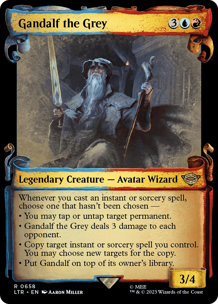 Image of Gandalf the Grey [The Lord of the Rings: Tales of Middle-Earth Showcase Scrolls]