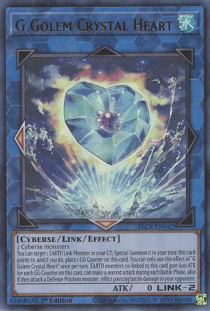Image of G Golem Crystal Heart [BLCR-EN042] Ultra Rare