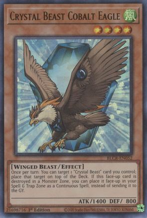 Image of Crystal Beast Cobalt Eagle [BLCR-EN052] Ultra Rare