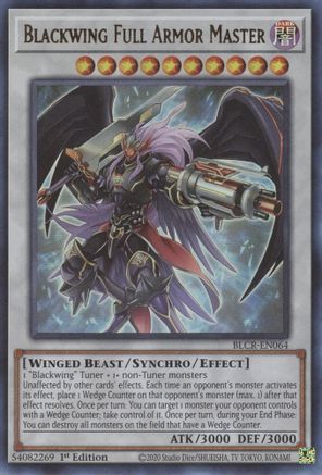 Image of Blackwing Full Armor Master [BLCR-EN064] Ultra Rare
